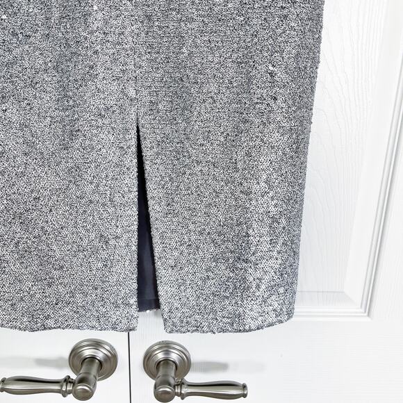 Court & Rowe Belle Noel Pencil Skirt in Silver Heather - Picture 4 of 9